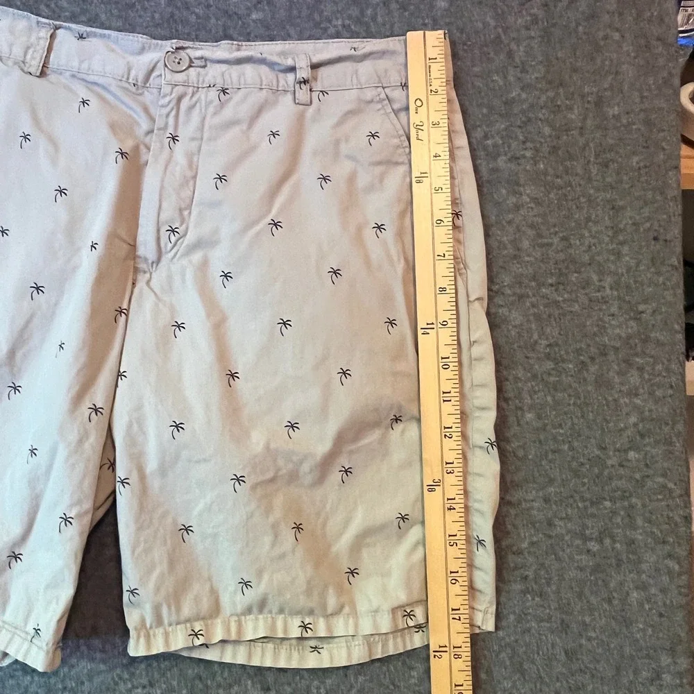 Mens Shorts Bundle Size 32 Goodfellow H&M Navy Gray Tan Palm Tree 4 Pairs Casual
